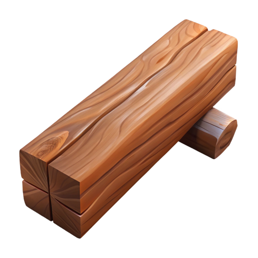 peaceful captivating Wooden beam, rustic, NO BACKGROUND with Transparent Background. top-tier png