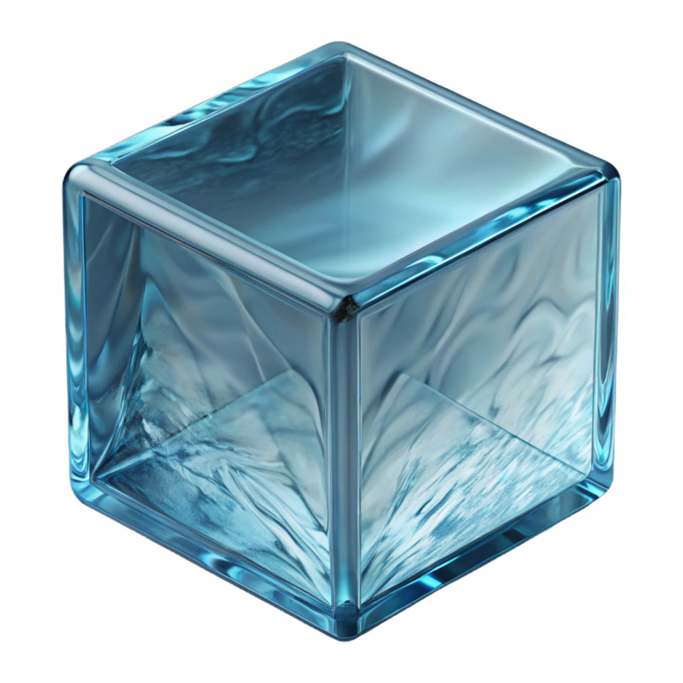 pristine passionate victorian Glass block, textured, NO BACKGROUND with Transparent Background. precision png