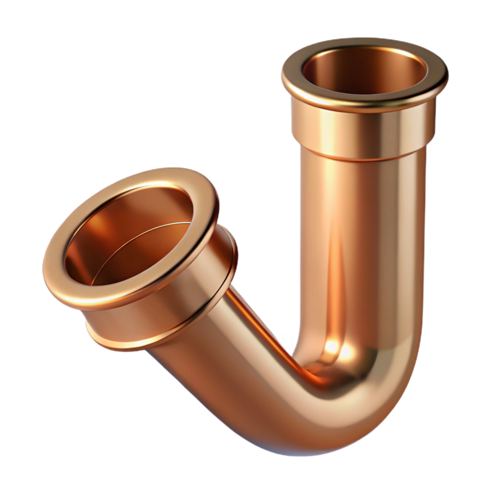 mysterious sumptuous Downspout, copper, NO BACKGROUND with Transparent Background. genuine png