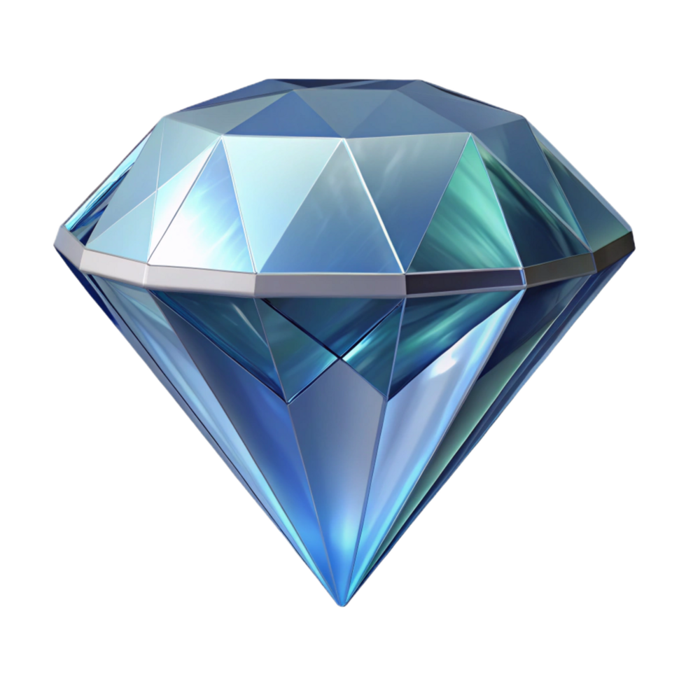 notable modern A single, diamond with sparkling facets. NO BACKGROUND with Transparent Background. top-tier png