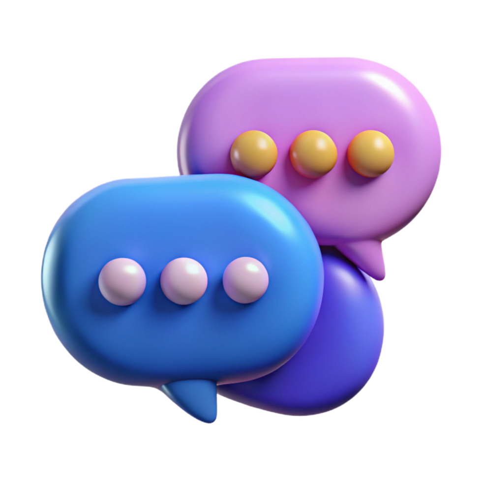 stunning dreamy rustic An abstract representation of communication with speech bubbles. NO BACKGROUND with Transparent Background. artisan png