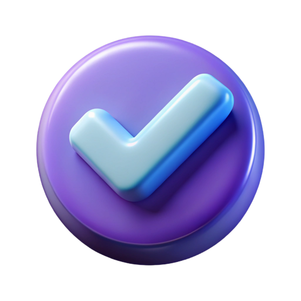 mesmerizing vintage A stylized, abstract icon with a checkmark. NO BACKGROUND with Transparent Background. impeccable png