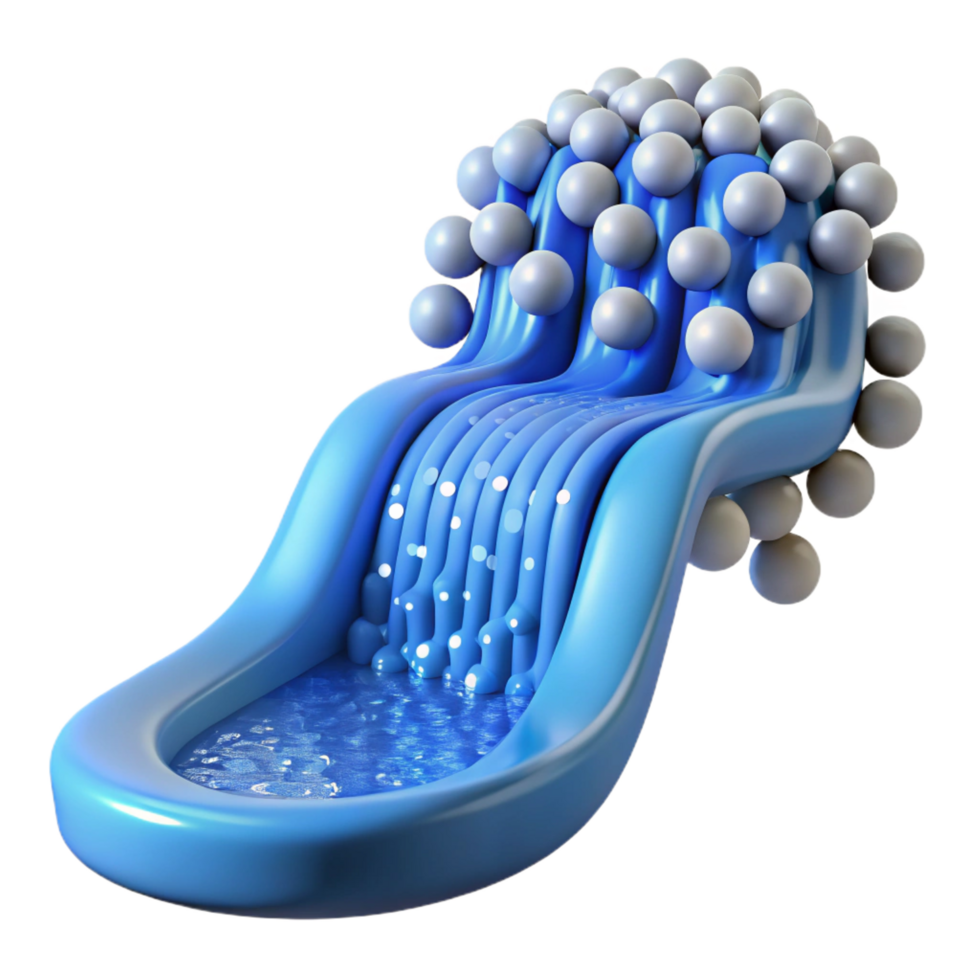 pristine exceptional A dynamic, flowing stream of binary code. NO BACKGROUND with Transparent Background. png