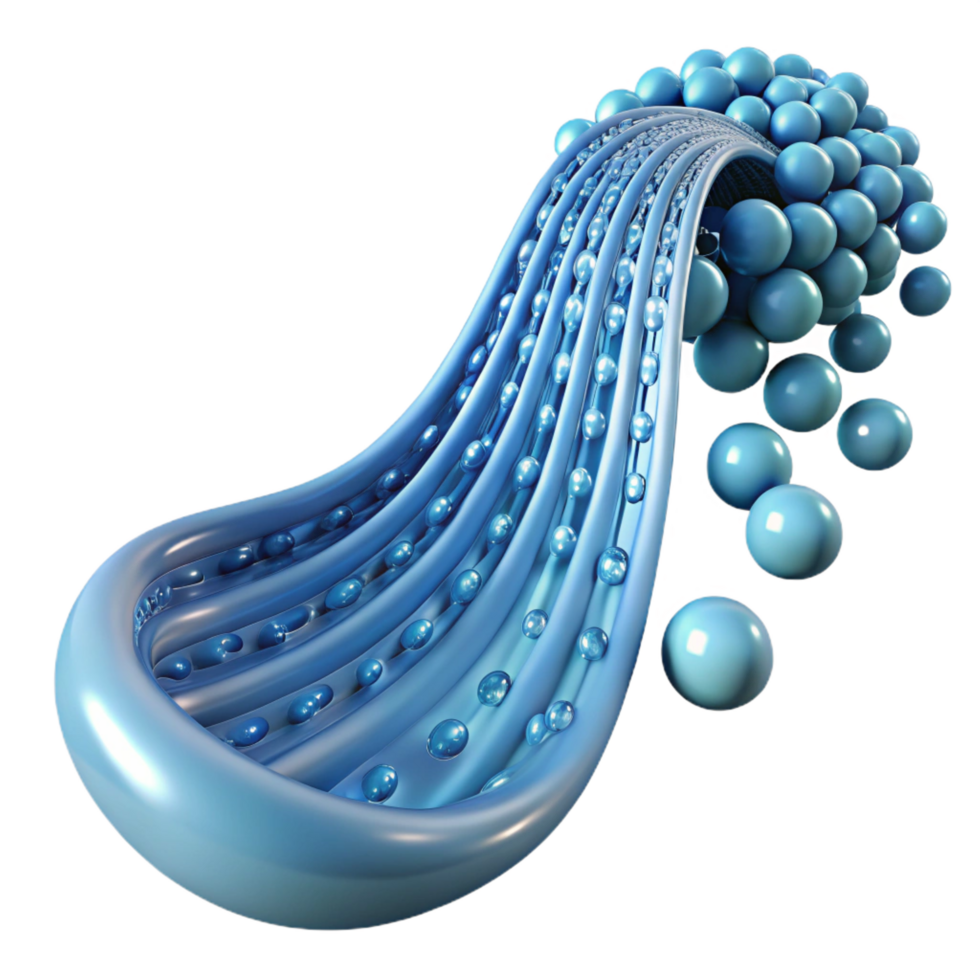 memorable modern A dynamic, flowing stream of binary code. NO BACKGROUND with Transparent Background. 4K png