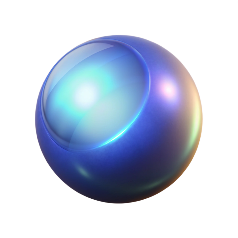 signature minimalist A single, floating, glowing orb of pure energy, NO BACKGROUND with Transparent Background. 8K png