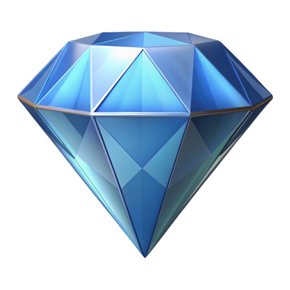 quintessential baroque A single, perfect diamond, brilliantly cut. NO BACKGROUND with Transparent Background. ultra HD png