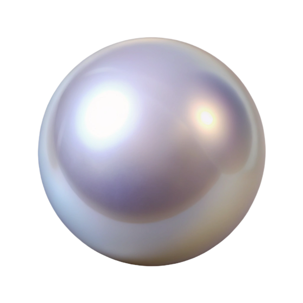 sumptuous unparalleled A single, perfect pearl. NO BACKGROUND with Transparent Background. png