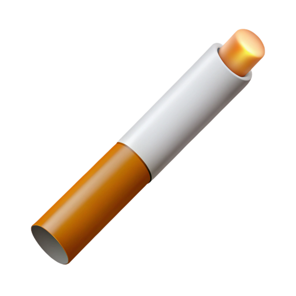 passionate dramatic A single, lit cigarette. NO BACKGROUND with Transparent Background. impeccable png