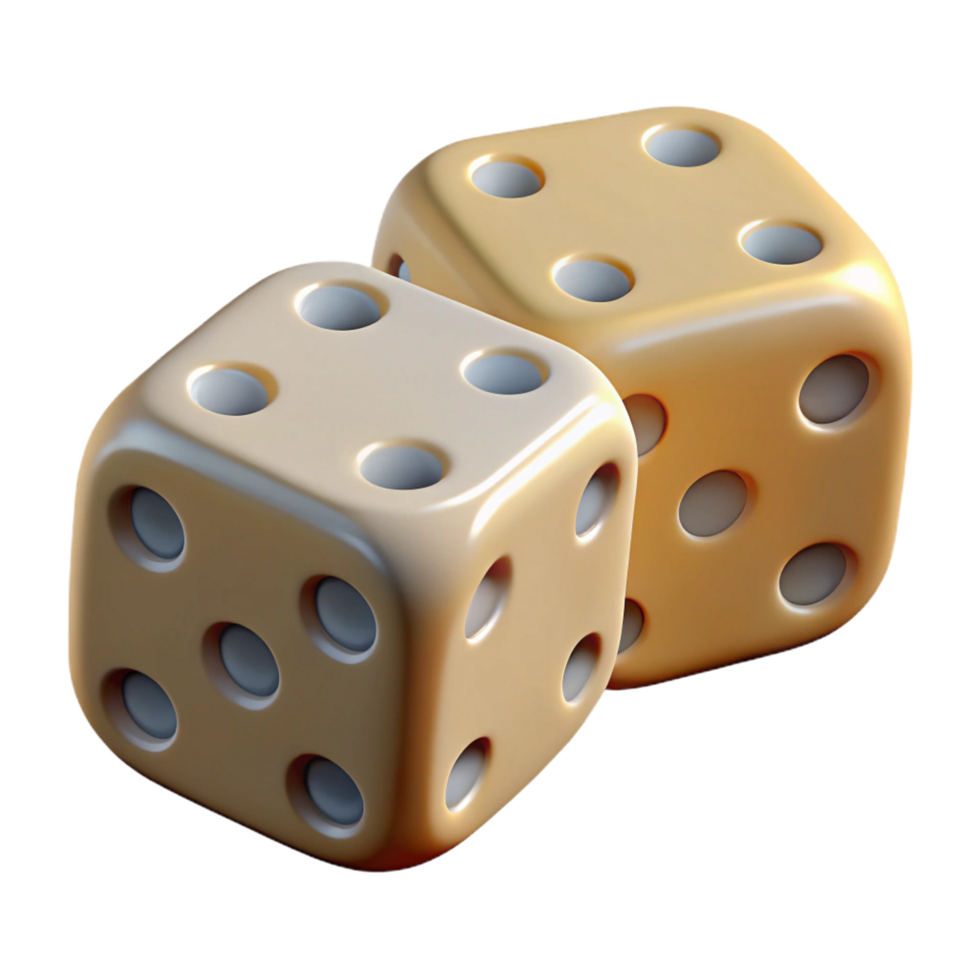 stunning gothic A pair of dice showing snake eyes. NO BACKGROUND with Transparent Background. top-tier png