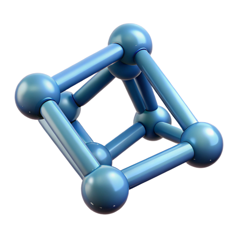 striking abstract A single, abstract shape representing connection. NO BACKGROUND with Transparent Background. refined png