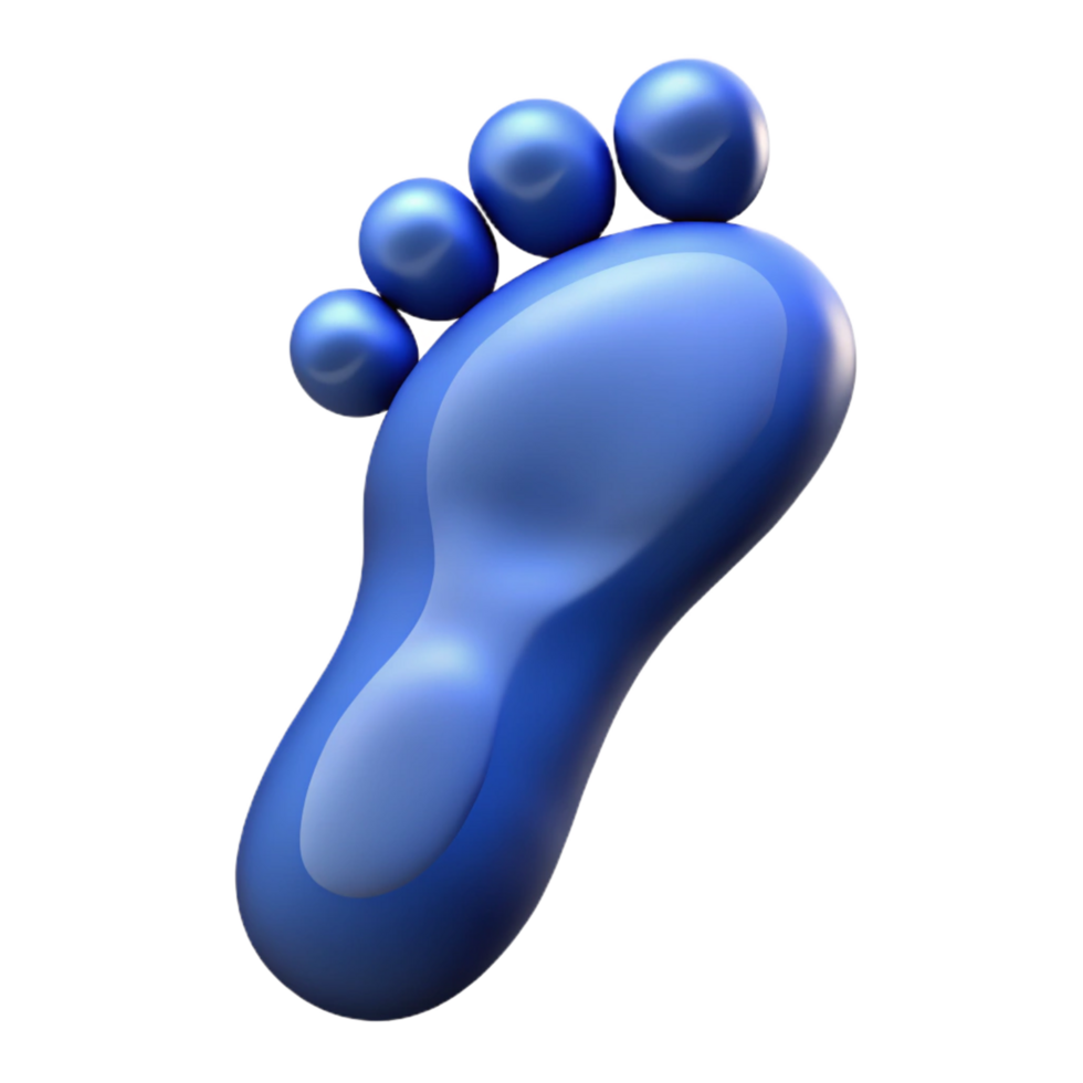 hypnotic geometric A single, realistic human footprint. NO BACKGROUND with Transparent Background. sharp png