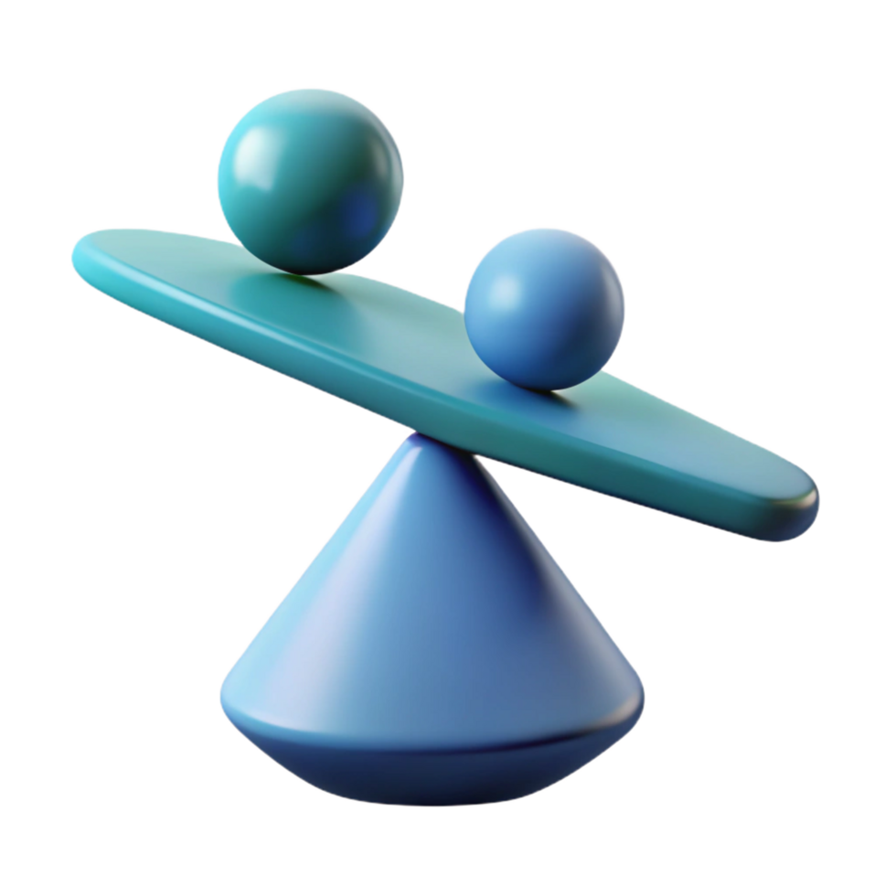 pristine coveted A single, abstract shape representing balance. NO BACKGROUND with Transparent Background. png
