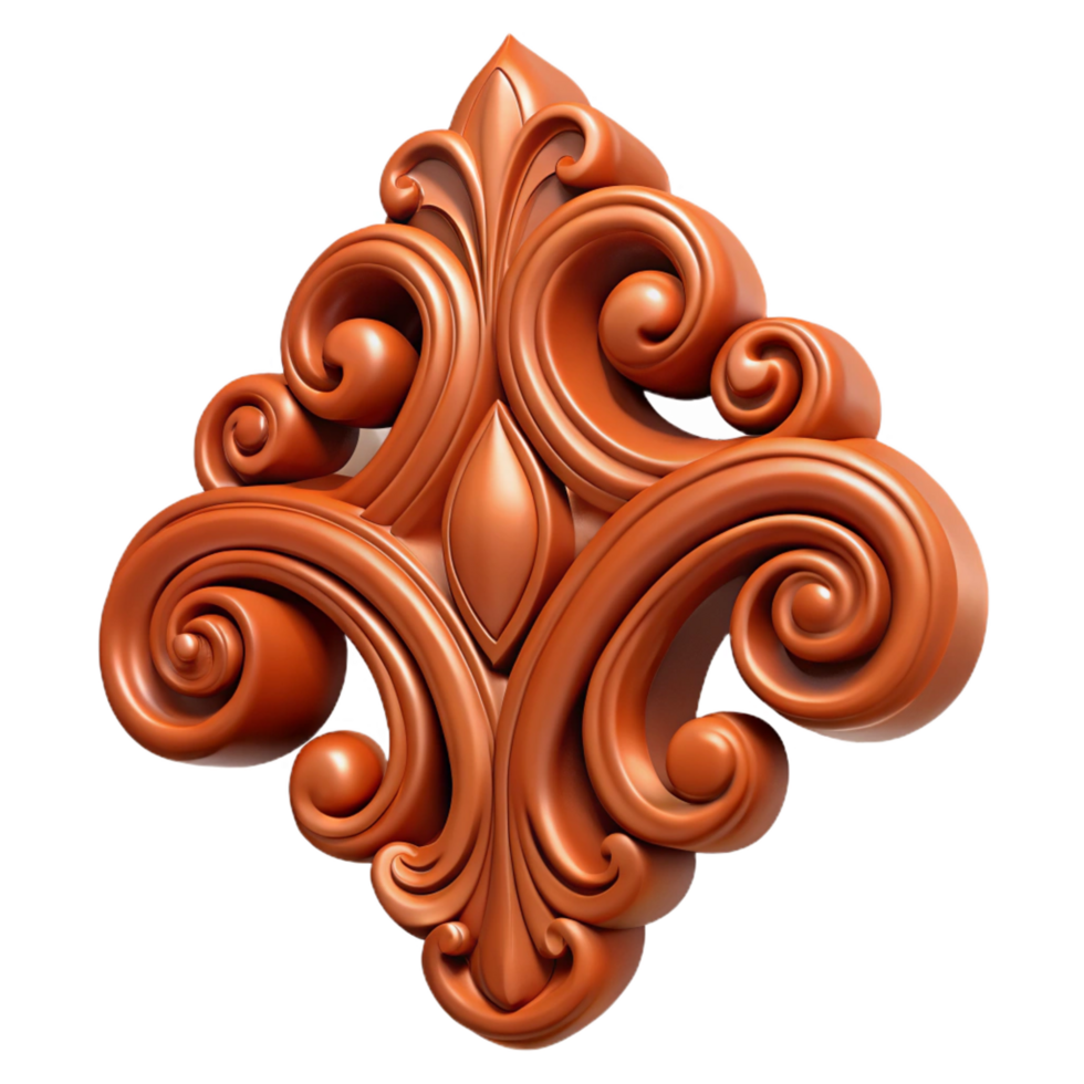 vibrant melancholic urban Victorian gingerbread trim, ornate woodwork, detailed scrollwork. NO BACKGROUND with Transparent Background. 8K png