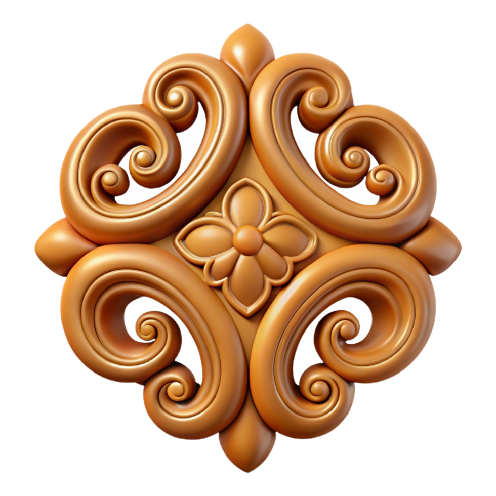 picturesque iconic Victorian gingerbread trim, ornate woodwork, detailed scrollwork. NO BACKGROUND with Transparent Background. png