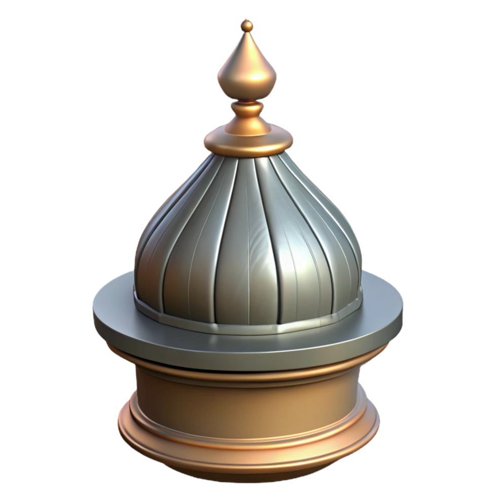 striking organic Finial, roof ornament, decorative metalwork. NO BACKGROUND with Transparent Background. museum quality png