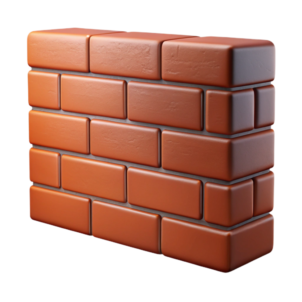 radiant nordic Brick wall, various bond patterns, textured surface. NO BACKGROUND with Transparent Background. gallery standard png
