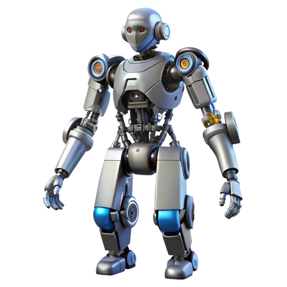 glorious inspired Advanced robotic exoskeleton with hydraulic actuators, NO BACKGROUND with Transparent Background. png