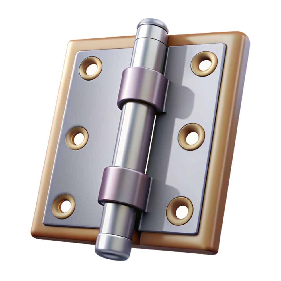 majestic coveted Detailed illustration of a door hinge NO BACKGROUND with Transparent Background. png