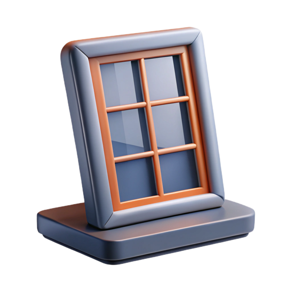 gorgeous impressionist Architectural detail of a window pane NO BACKGROUND with Transparent Background. crisp png
