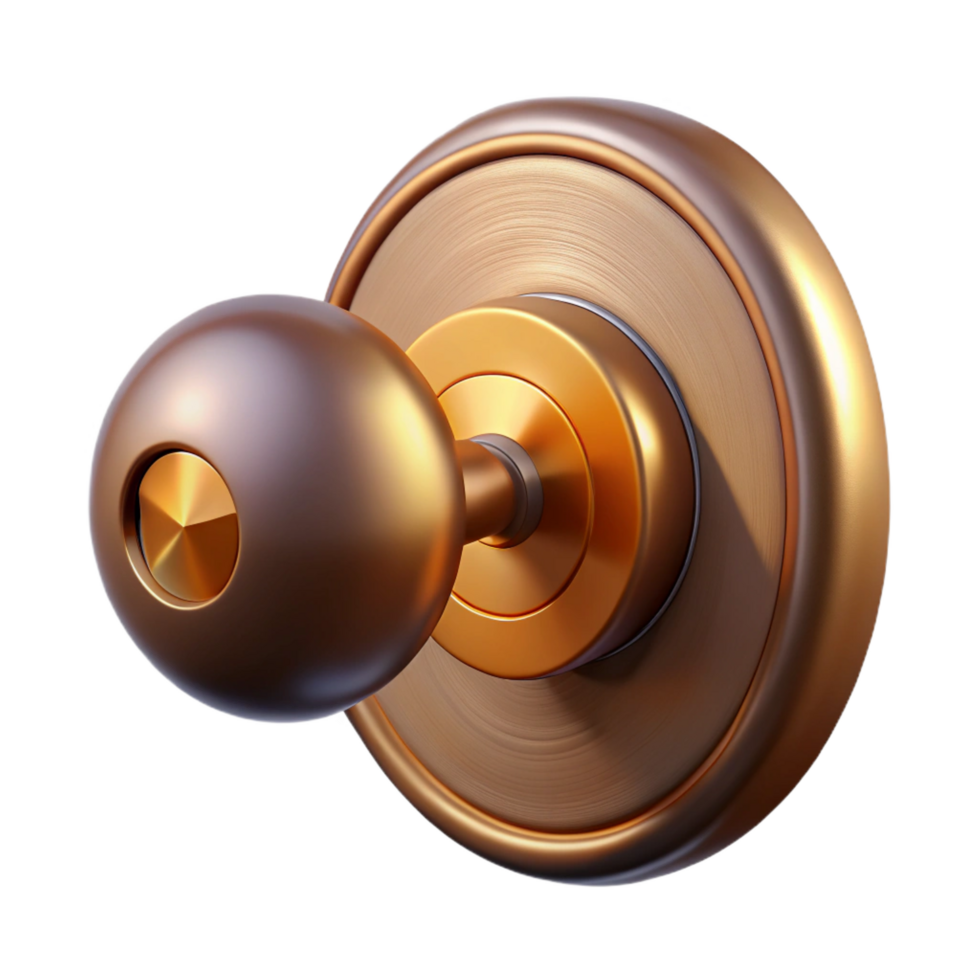 majestic traditional Detailed illustration of a door knob NO BACKGROUND with Transparent Background. elite png