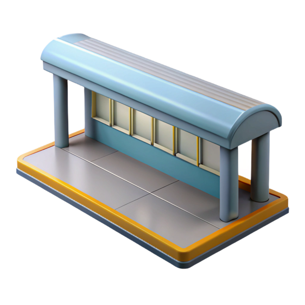 remarkable rustic Detailed illustration of a subway platform edge NO BACKGROUND with Transparent Background. exclusive png