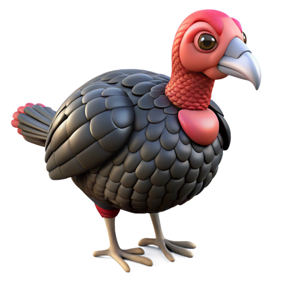 serene whimsical geometric A vulture, turkey vulture, NO BACKGROUND with Transparent Background. masterfully captured png