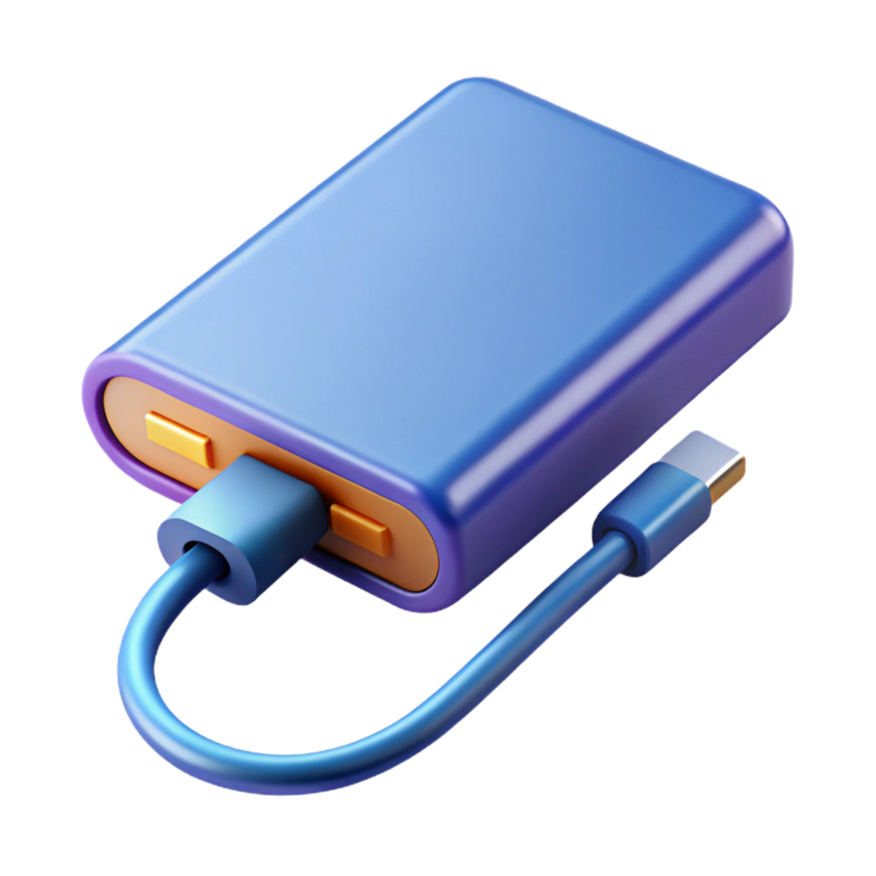 spectacular victorian External hard drive with USB cable NO BACKGROUND with Transparent Background. artisan png