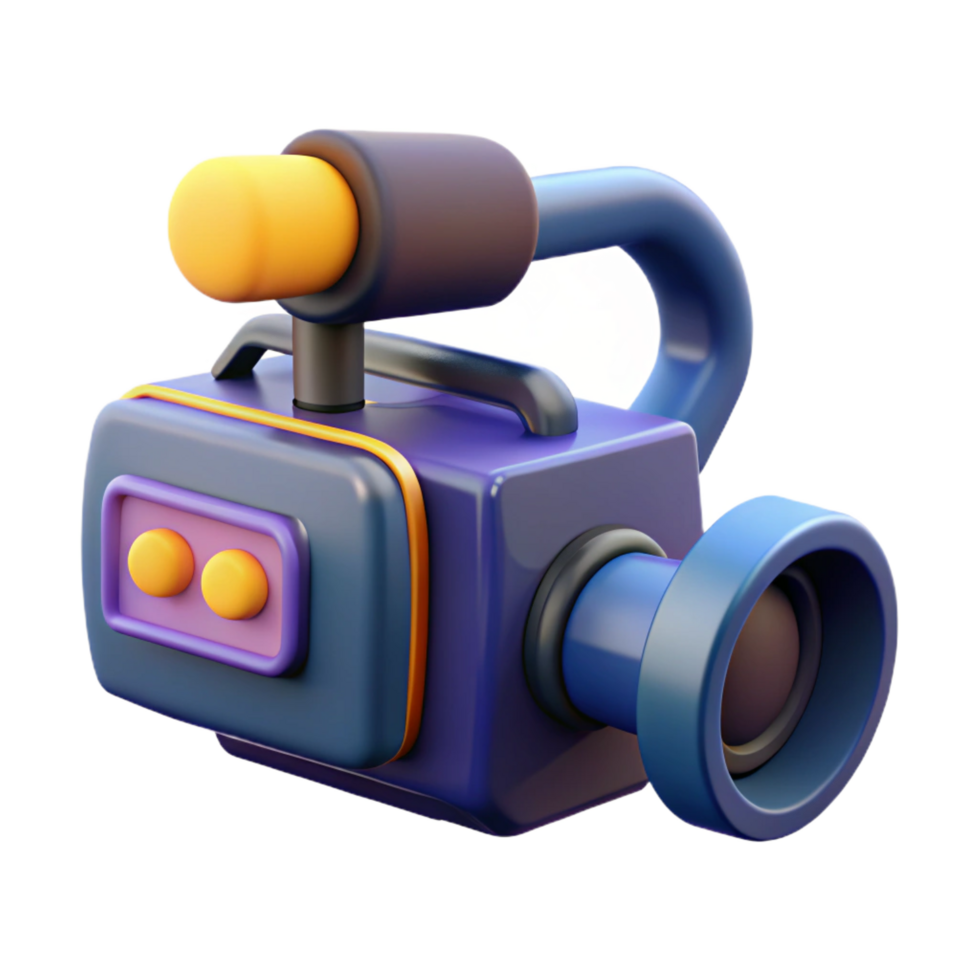 splendid inspired camera with microphone NO BACKGROUND with Transparent Semiconductor Background. png