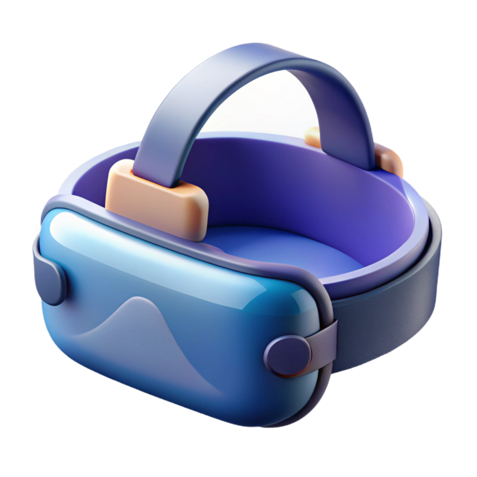 striking ethereal renaissance Augmented reality headset NO BACKGROUND with Transparent Background. sharp png