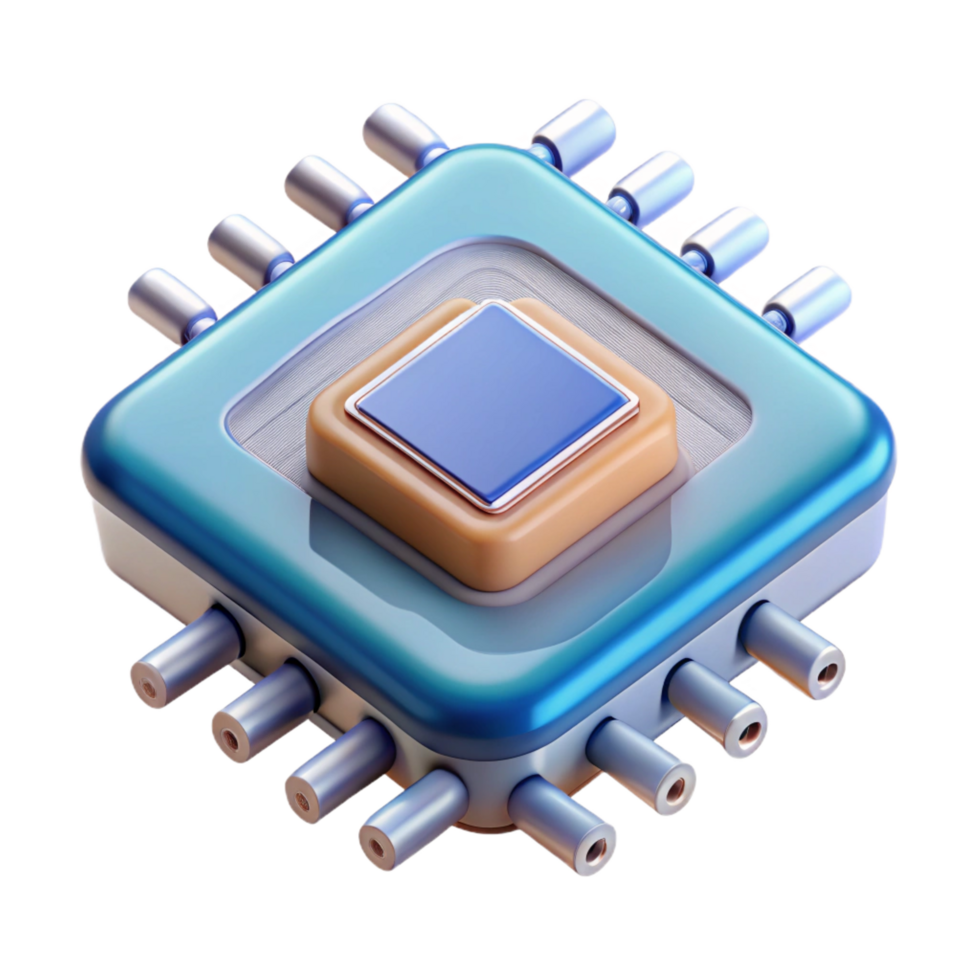 majestic romantic nordic Microchip with intricate circuitry NO BACKGROUND with Transparent Background. handcrafted png