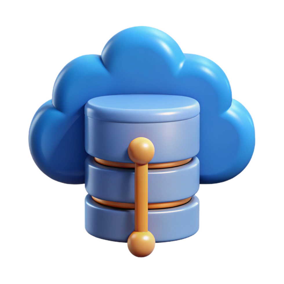 stunning bold modern Cloud computing data storage icon NO BACKGROUND with Transparent Background. luxury png