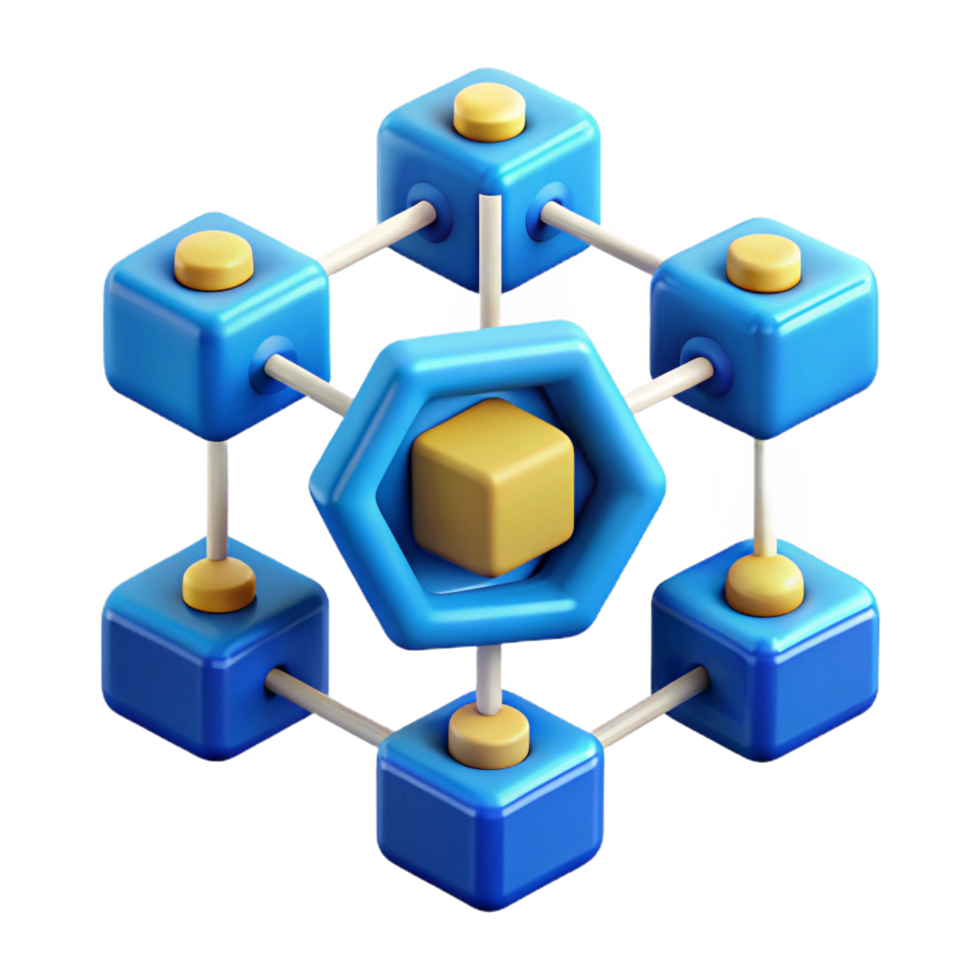 firma astratto blockchain tecnologia Rete diagramma no sfondo con trasparente sfondo. 4k png