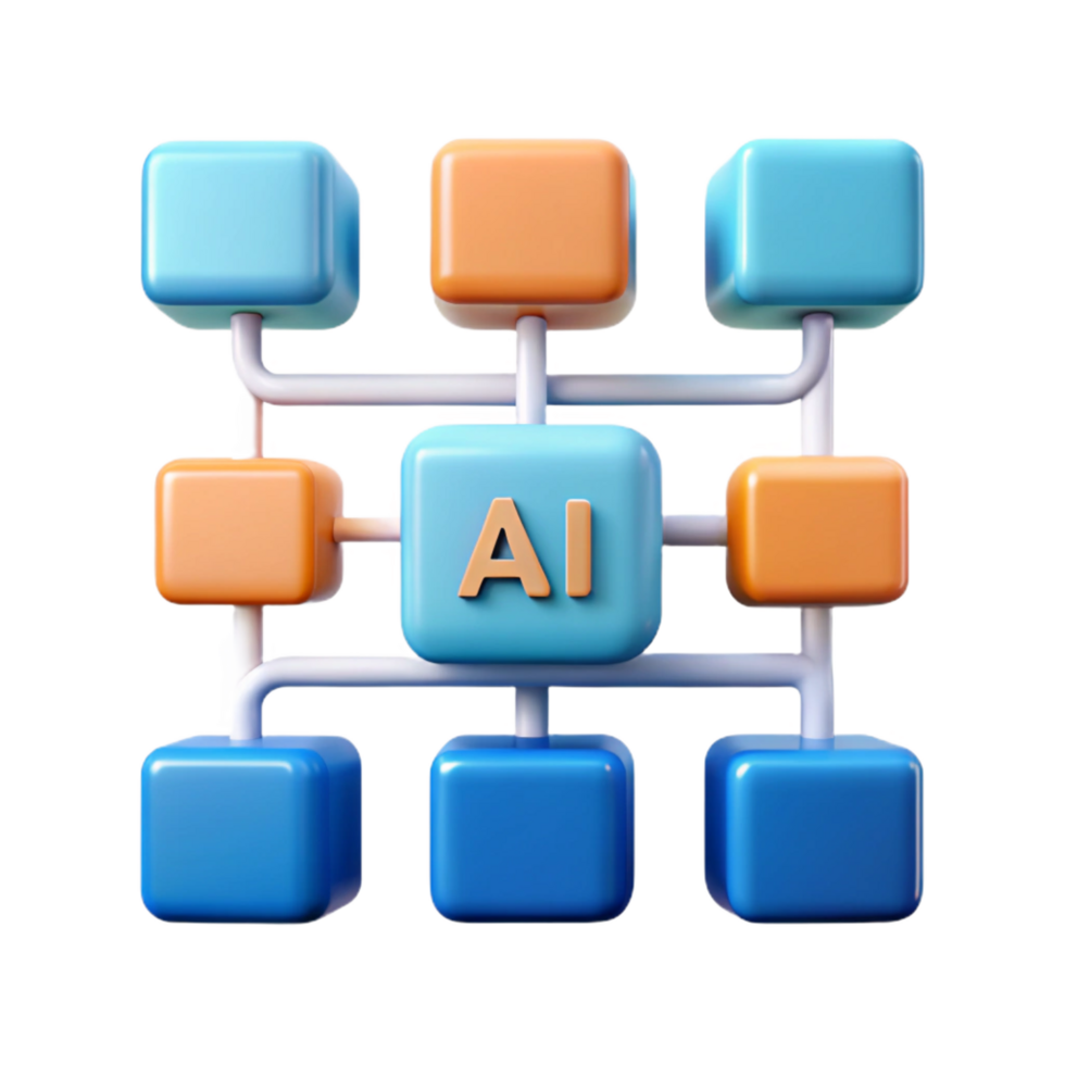 mysterious beautiful Machine learning algorithm flowchart NO BACKGROUND with Transparent Background. impeccable png