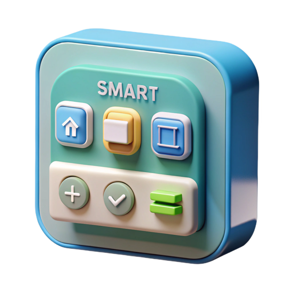 pristine renaissance Smart home automation control panel NO BACKGROUND with Transparent Background. gallery standard png