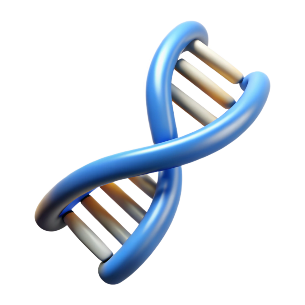 serene dynamic modern Biotechnology DNA double helix NO BACKGROUND with Transparent Background. luxury png