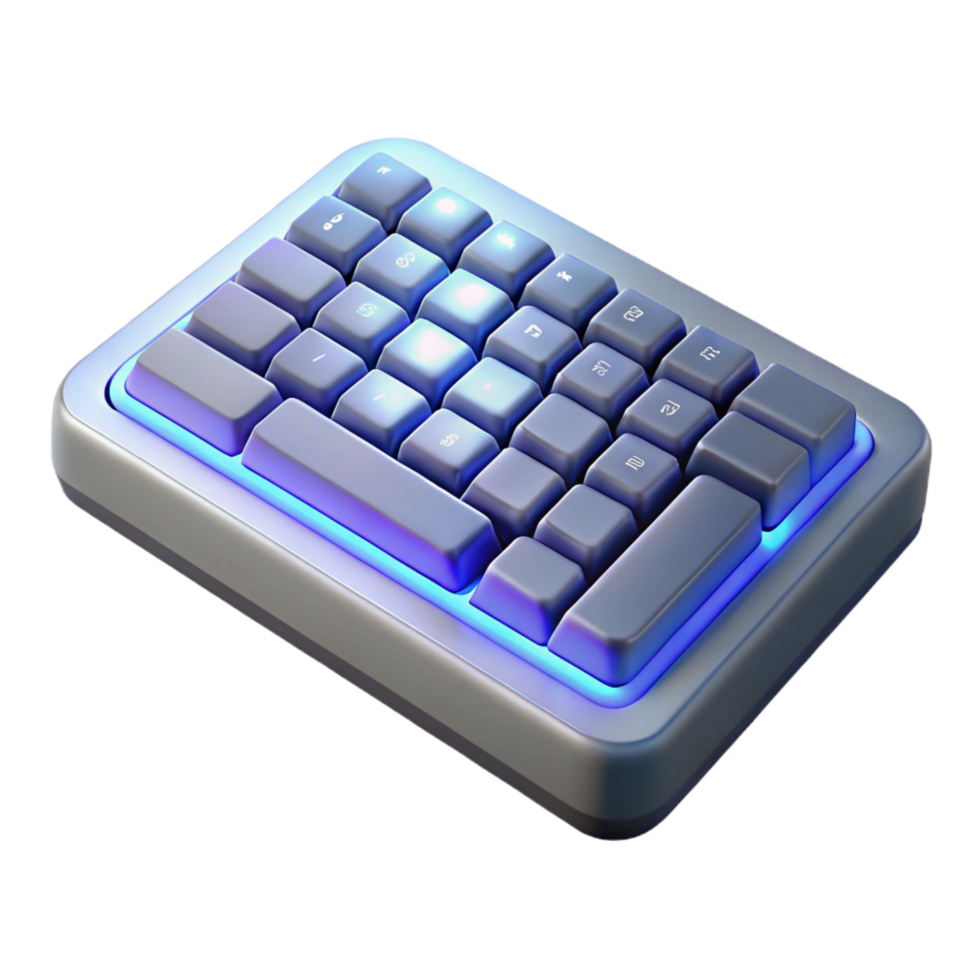 stunning romantic renaissance Wireless keyboard with backlight NO BACKGROUND with Transparent Background. luxury png