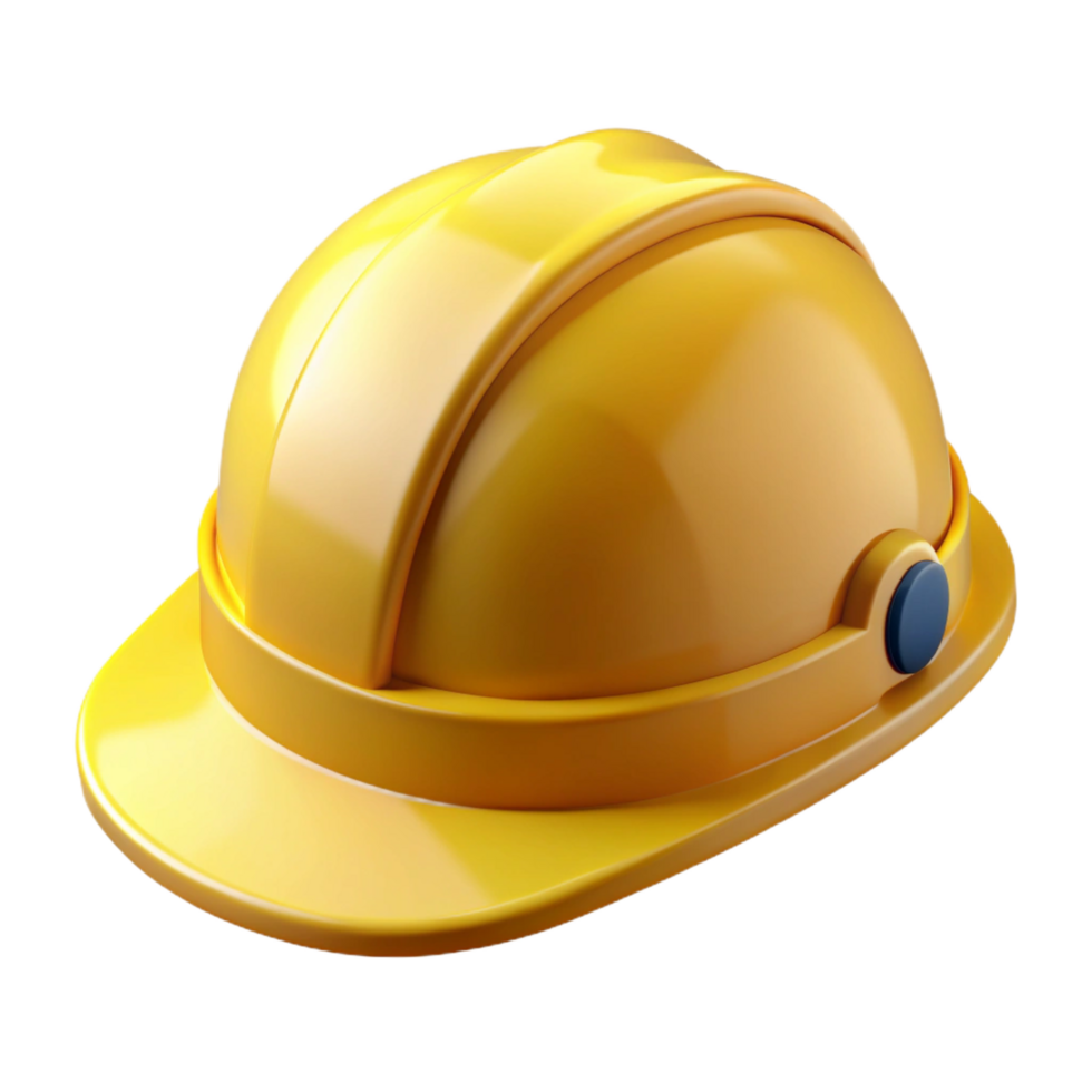 mesmerizing distinctive Safety helmet hard hat yellow, NO BACKGROUND with Transparent Background. png