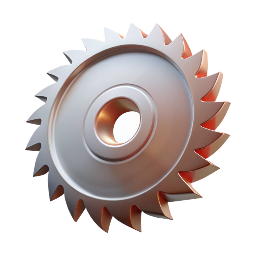 notable contemporary Circular saw blade, NO BACKGROUND with Transparent Background. museum quality png