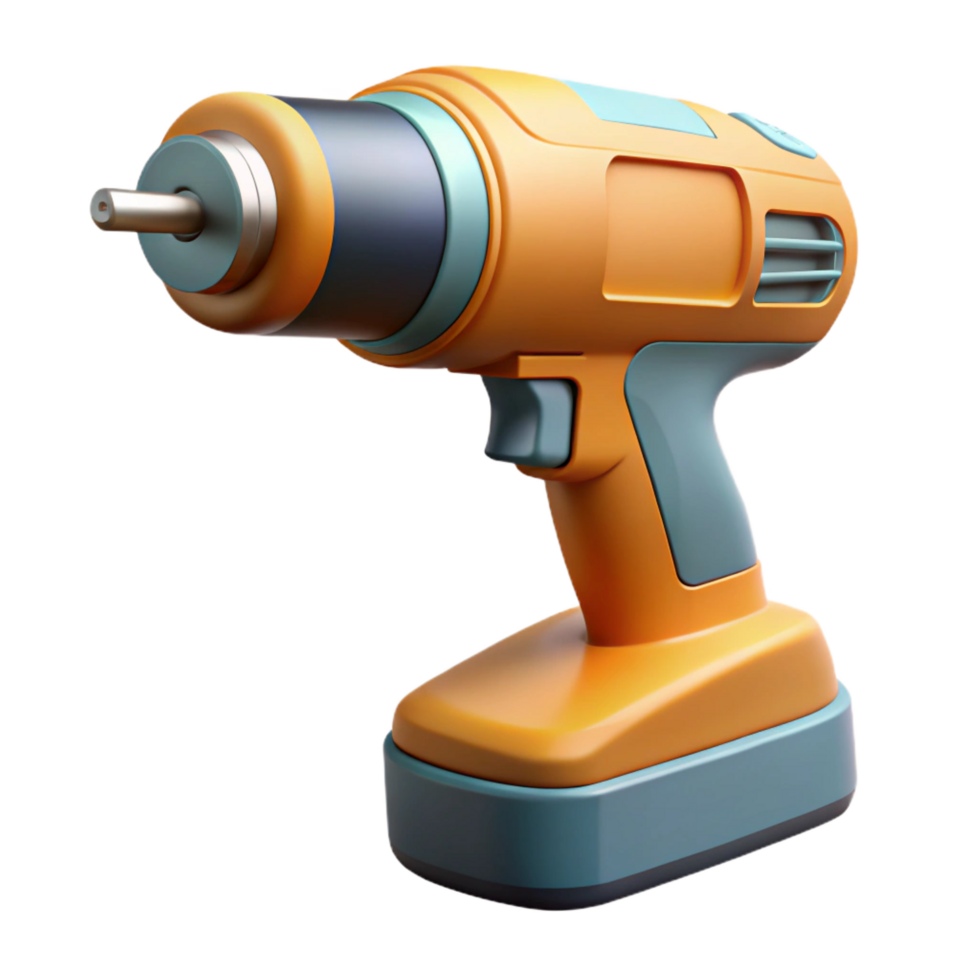 spectacular inspired Electric drill, cordless, NO BACKGROUND with Transparent Background. png