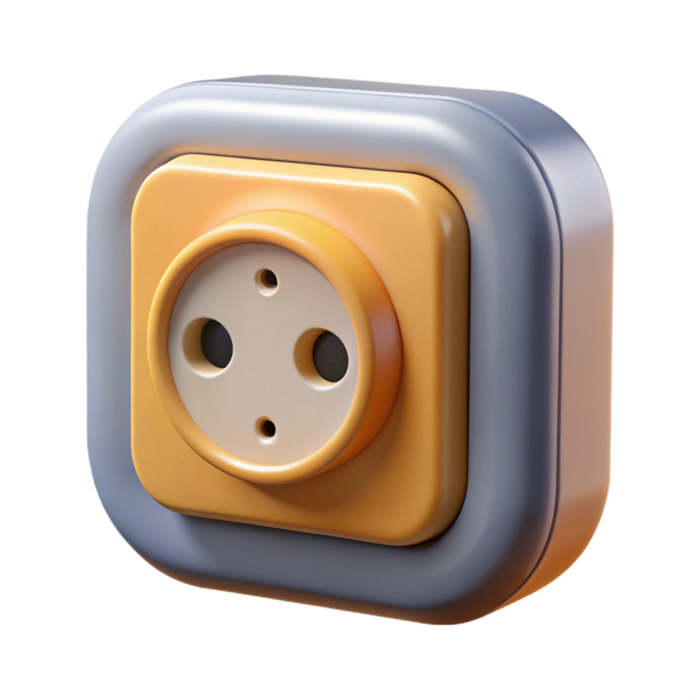 pristine artistic Electrical outlet, NO BACKGROUND with Transparent Background. elite png