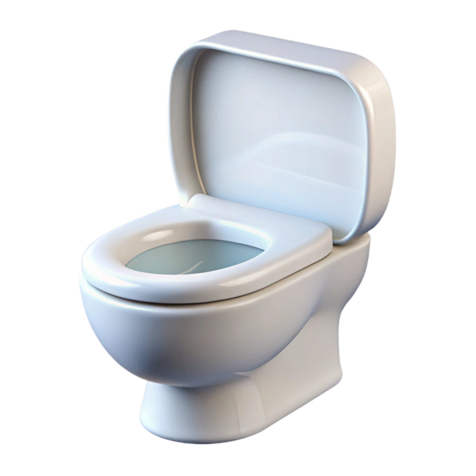 radiant harmonious modern Toilet, white, modern, NO BACKGROUND with Transparent Background. exclusive png