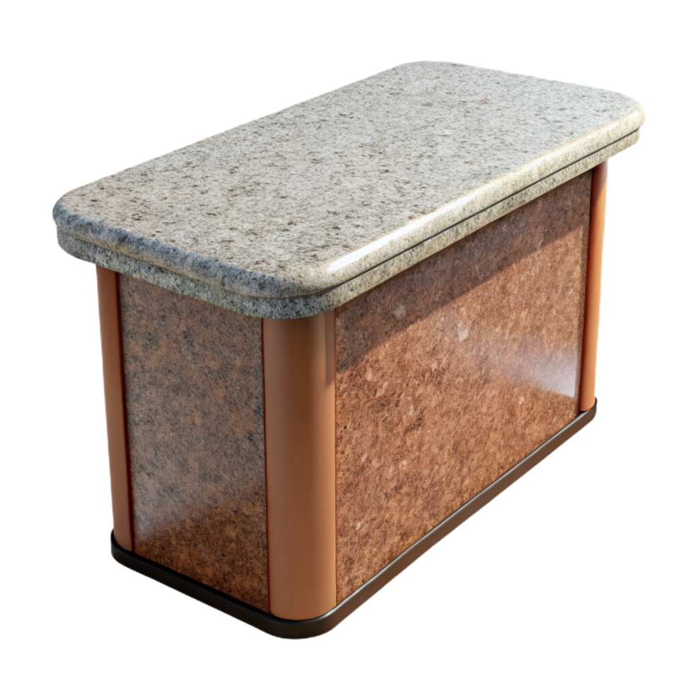 serene sought-after Countertop, granite, NO BACKGROUND with Transparent Background. png