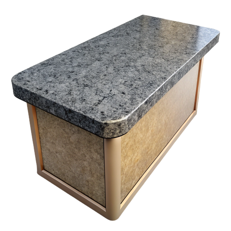 notable impressionist Countertop, granite, NO BACKGROUND with Transparent Background. precision png