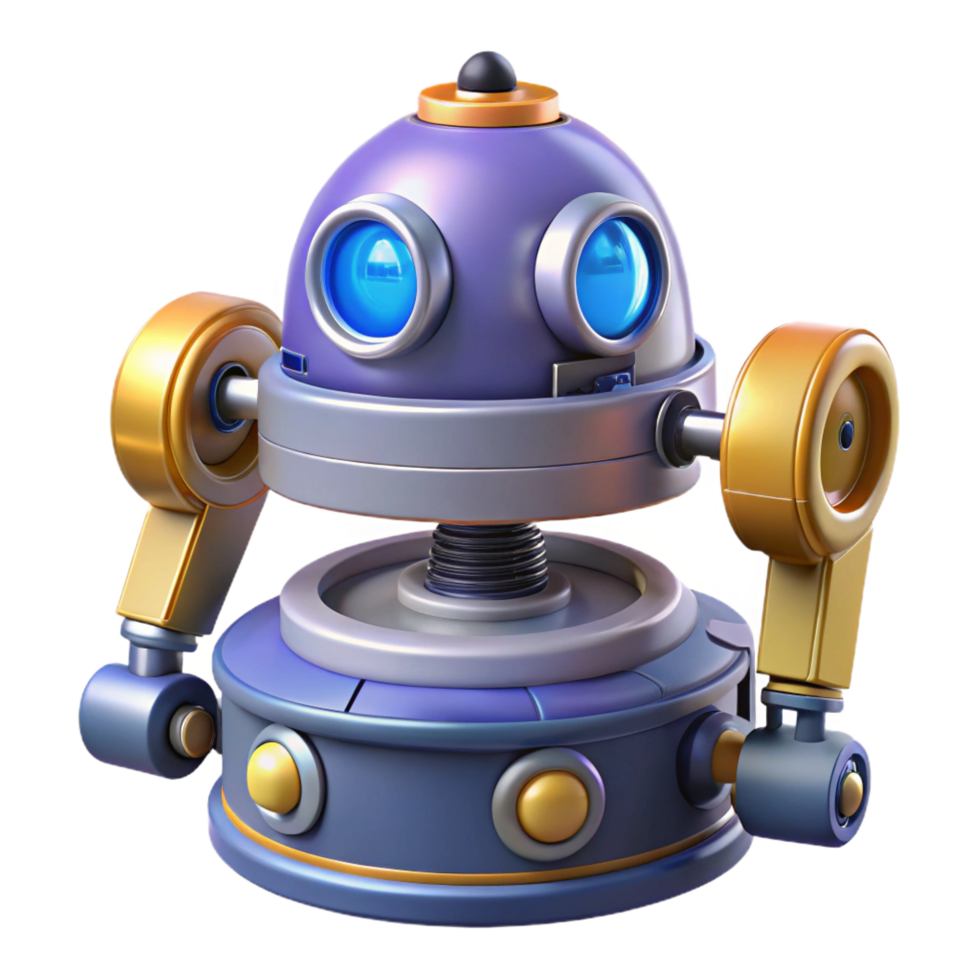 wonderful modern Advanced robotic probe with retractable sensors NO BACKGROUND with Transparent Background. perfect clarity png