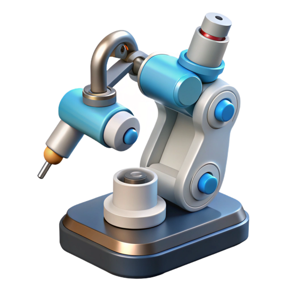 pristine inspired Robotic surgical tool with micro-precision capabilities NO BACKGROUND with Transparent Background. png