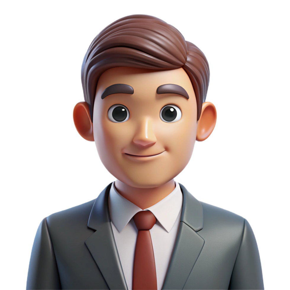 stunning artistic Serious businessman in a suit and tie. NO BACKGROUND with Transparent Background. expertly shot png
