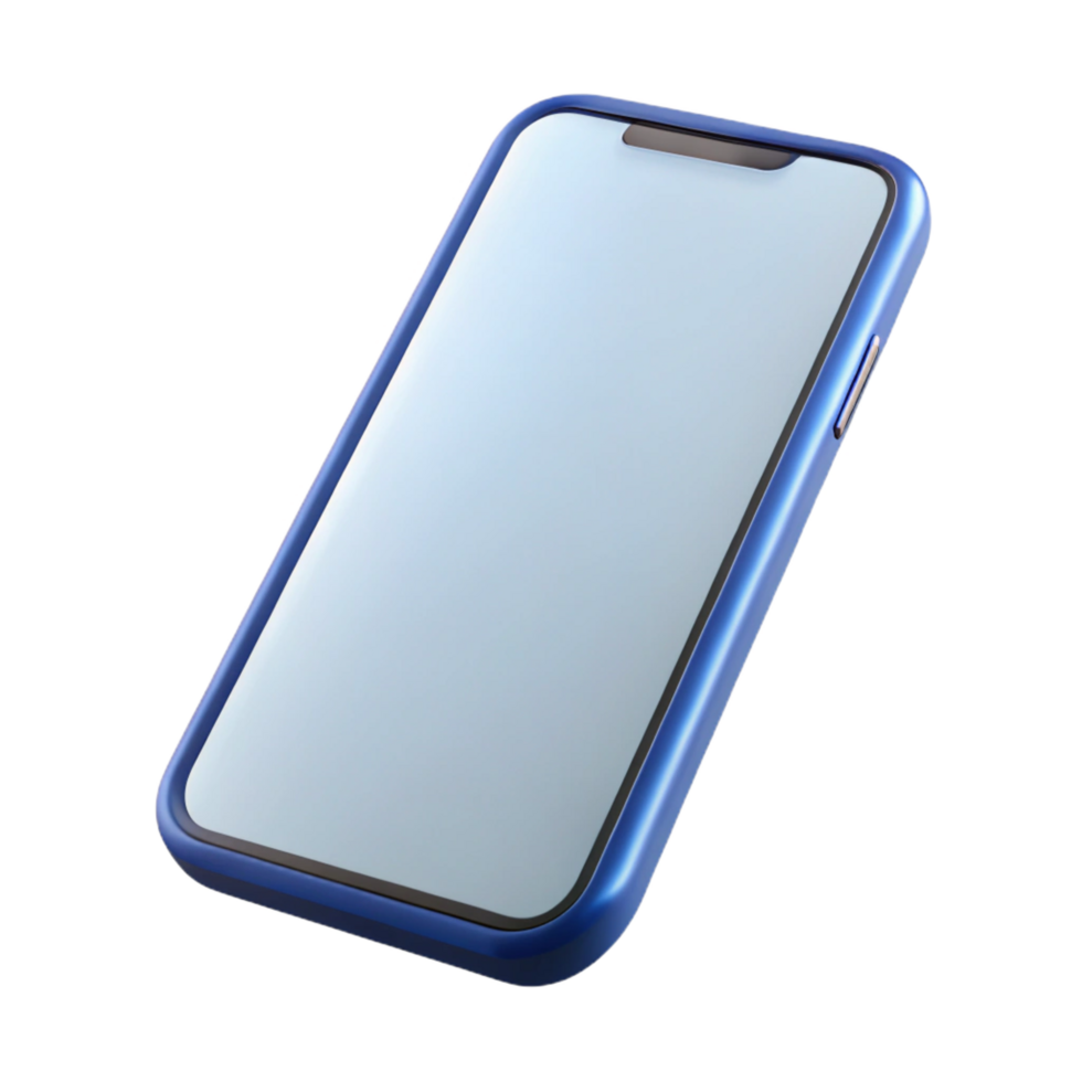 majestic nordic Mobile phone displaying a blank screen. NO BACKGROUND with Transparent Background. sharp png