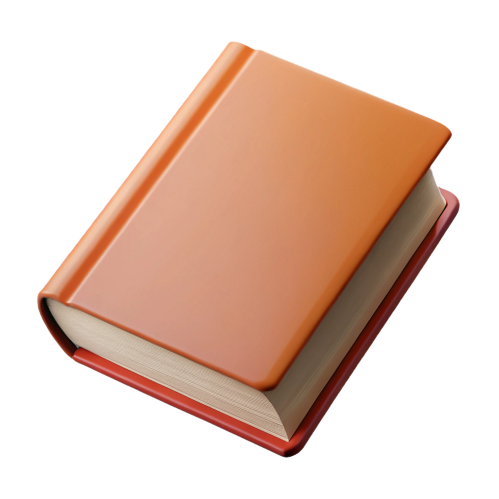 signature baroque Book with a blank cover. NO BACKGROUND with Transparent Background. elite png