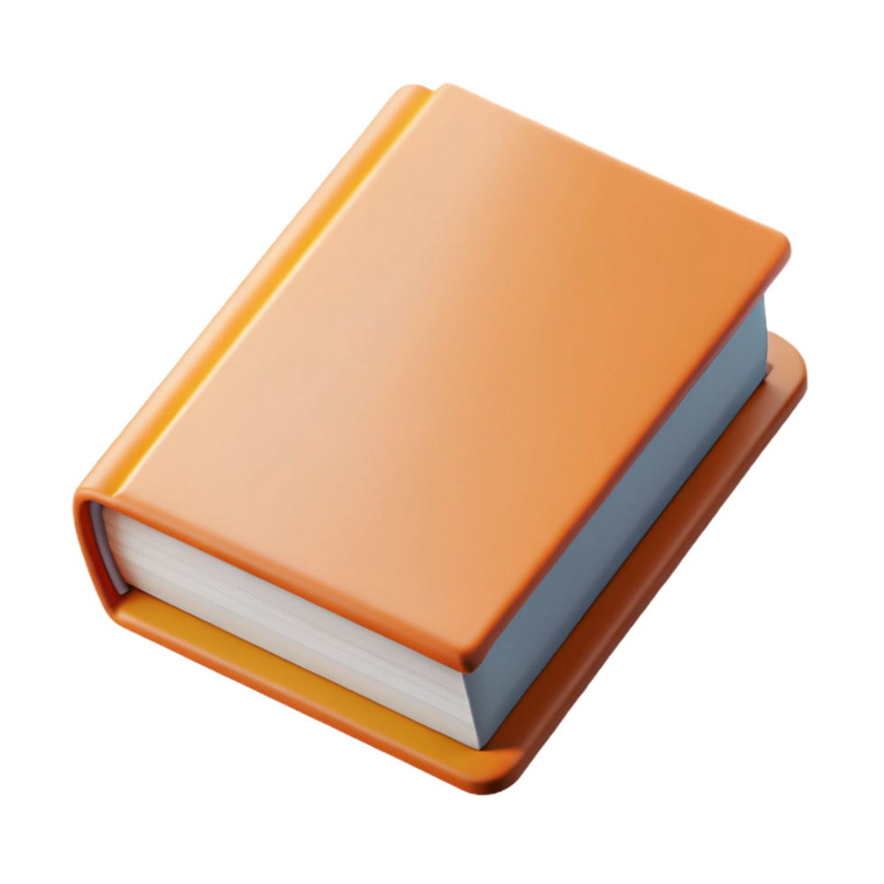 hypnotic organic Book with a blank cover. NO BACKGROUND with Transparent Background. top-tier png