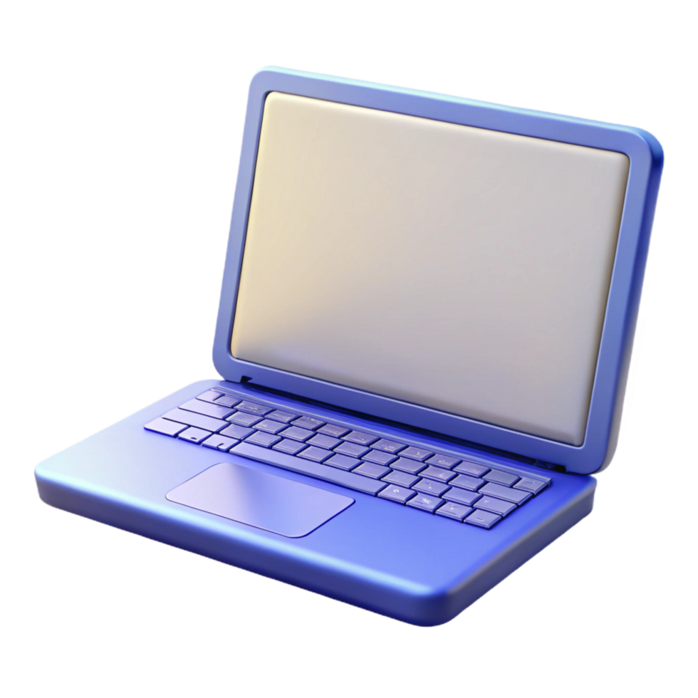 hypnotic nostalgic victorian Laptop with blank screen, NO BACKGROUND with Transparent Background. exclusive png